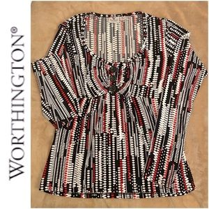 Worthington Empire Waist Top